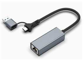 USB 3.0 Type-C 二重千兆LANカード
